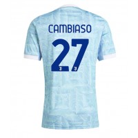 Stroje piłkarskie Juventus Andrea Cambiaso #27 Koszulka Wyjazdowej 2025-26 Krótki Rękaw